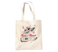 Disney Toy Story Pizza Planet Delivery Bolsa Tote Reutilizable para Compras y Viaje, Natural