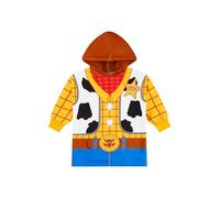 Disney Toy Story Woody - Sudadera con capucha de forro polar de lujo para niños, diseño de personajes infantiles, Multicolor, 1-2 años
