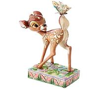 Disney Traditions, Figura de Bambi con mariposa, Diseñada pr Jim Shore, para coleccionar, Enesco