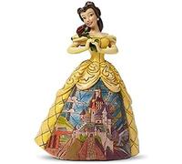 Disney Traditions, Figura de Bella y Bestia bailando con palacio, para coleccionar, Enesco