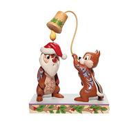 Figura enesco disney chip & dale version navideña