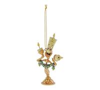 Disney Traditions Figura de Lumiere de La Bella y La Bestia para Colgar, Diseñada por Jim Shore, Enesco