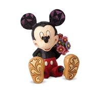 Disney Traditions, Figura de Mickey con ramo de flores, para coleccionar, Enesco