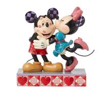 Disney Traditions - Figura de Mickey Minnie Besos en Las mejillas