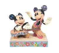 Disney Traditions - Figura de Mickey y Minnie Hawaii
