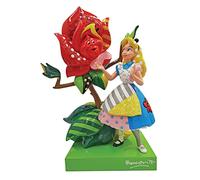 Figura enesco disney alicia en el pais de las maravillas alicia hablando con la rosa