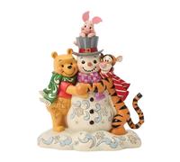 Disney Traditions - Figurita con muñeco de Nieve de Pooh y Sus Amigos