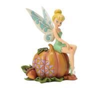 Enesco Disney Traditions by Jim Shore - Figura de Campanilla de Halloween sentada en calabaza, 5.75 pulgadas, multicolor