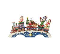 Disney traditions - statuetta musicale con topolino e i suoi amici su