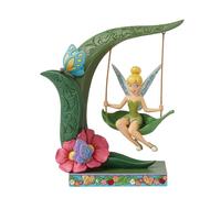 Disney Traditions Tink Spring Swing - Figura Decorativa, Altura 22 cm