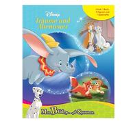 Disney Träume und Abenteuer Mein Bilder- und Spielebuch - Spiel- und Beschäftigungsbuch, 10-seitiges Buch, 9 Spielfiguren, 1 Spielmatte