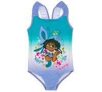 Disney Traje de baño Encanto para niñas | Niños Animados Mirabel Magic Madrigal Family Floral Frispy Straps All In One Swimming Costume | Mercancía
