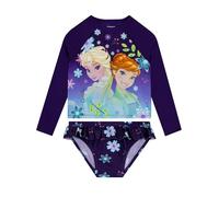 Disney Traje De Baño Froze n, Traje De Baño Elsa Y Anna, Bañador Niña Natacion Mangas Largas, Azul 6-7 años