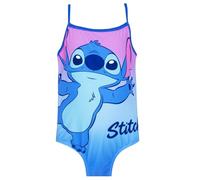 Disney Traje De Baño Lilo y Stitch | Stitch Ropa de Baño para Niña | Verano Bañador Natacion Niña | Bañador Piscina | Azul 6-7 Años