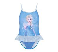 Disney - Traje de baño para niña con Volante Elsa in My Element, Elemento, 6-7 Años
