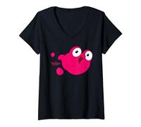 Disney Treasure Planet Morph Pink Blob Camiseta Cuello V