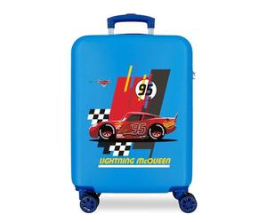 Disney Trolley Abs 55cm.4r. Lightning Mcqueen Azu Maleta de Cabina rígida, Niños, Mcqueen Azul, 34L
