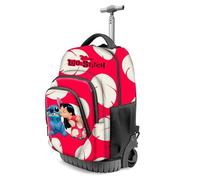 Disney Trolley GTS FAN, 32 x 47 cm, Capacidad 39 L, Lilo y Stitch Rojo