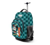 Disney Trolley GTS FAN, 32 x 47 cm, Capacidad 39 L, Minnie Turquesa Ajedrez