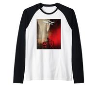 Disney TRON: Ares Lightcycle City Official Movie Poster Art Camiseta Manga Raglan
