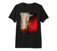 Disney TRON: Ares Lightcycle City Official Movie Poster Art Camiseta premium