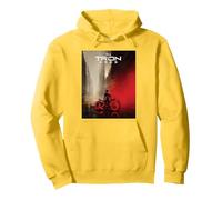 Disney TRON: Ares Lightcycle City Official Movie Poster Art Sudadera con Capucha, Unisex para adultos, Limón, L