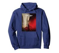 Disney TRON: Ares Lightcycle City Official Movie Poster Art Sudadera con Capucha, Unisex para adultos, Azul Marino, S