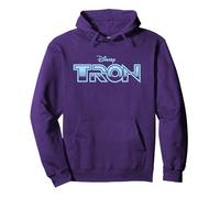 Disney TRON Official 1982 Original Movie Logo Sudadera con Capucha, Unisex para adultos, Morado, XL