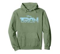 Disney TRON Official 1982 Original Movie Logo Sudadera con Capucha, Unisex para adultos, Verde salvia, S