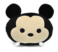 Disney Tsum - Puf redondo de Mickey Mouse de 48 cm, color negro