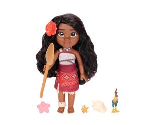 Disney Vaiana 2 - Muñeca Cantante Vaiana de Gran tamaño, Figura articulada de 40 cm, canción Le Bleu Light, Atuendo polinesio, Pelo Peinado, Juguete para niña a Partir de 3 años
