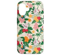Disney Vaiana 2 Pua & Heihei Friends Tropical Flower Pattern Carcasa para iPhone 16