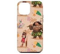 Disney Vaiana 2 Vaiana Maui Kotu Heihei and Pua Pattern Carcasa para iPhone 12 Pro Max