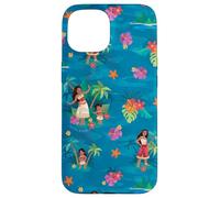 Disney Vaiana 2 Vaiana Simea Ocean Sisters Tropical Pattern Carcasa para iPhone 15