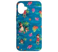 Disney Vaiana 2 Vaiana Simea Ocean Sisters Tropical Pattern Carcasa para iPhone 16 Plus