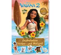 Disney Vaiana 2: Zauberhafter Sticker- und Malspaß: Sticker- und Malblock