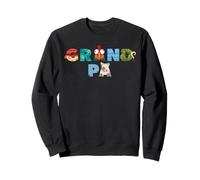Disney Vaiana Big Letters Grandpa Gift Family Trip Vacation Sudadera