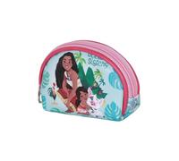 Disney Vaiana Family-Monedero Oval Casual, Azul, 12 x 9 cm