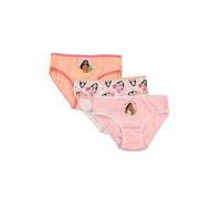 Disney Vaiana - Juego de 3 bragas para niñas, 100% algodón, personaje Oceanía, rosa, Rosa, 6-8 años