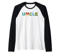 Disney Vaiana Letters Uncle Birthday Gift Family Disney Trip Camiseta Manga Raglan