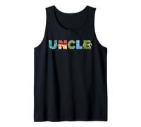 Disney Vaiana Letters Uncle Birthday Gift Family Disney Trip Camiseta sin Mangas