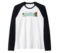 Disney Vaiana & Maui Dada Family Trip Vacation Matching Camiseta Manga Raglan
