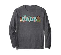 Disney Vaiana & Maui Dada Family Trip Vacation Matching Manga Larga