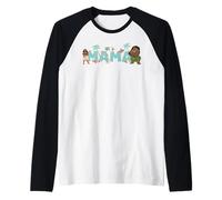 Disney Vaiana & Maui Mama Family Trip Vacation Matching Camiseta Manga Raglan