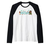 Disney Vaiana & Maui Mom Family Trip Vacation Matching Camiseta Manga Raglan