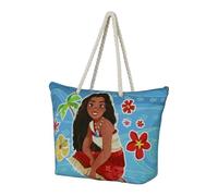 Disney Vaiana Sea-Bolsa de Playa Soleil, Azul, 52 x 37 cm