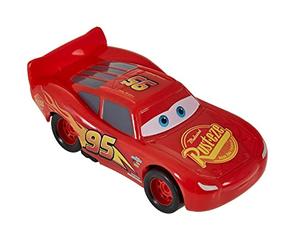 Disney Vehículo de juguete de Cars de Disney y Pixar, Lightning McQueen, tirador a escala 1:43 para niños de 3 años en adelante