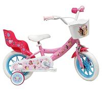Disney Vélo Enfant 12' Princess Équipé de 1 Frein Bicicleta Infantil, Niñas, Rosa