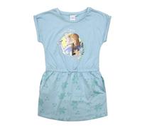 Disney Vestido de niña Frozen vestido Anna y Elsa de algodón 6790, azul claro, 5 años