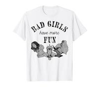 Disney Villains Bad Girls Have More Fun C1 Camiseta, Hombre, Blanco, XXL